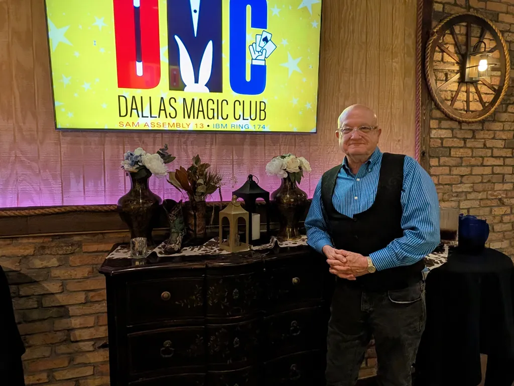 Mr. Allen at the Dallas Magic Club Annual Officer's Installation and Awards Banquet, 2026